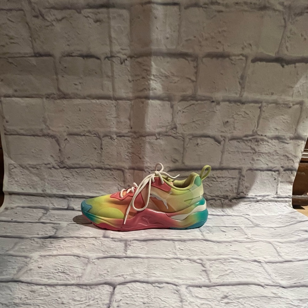 Puma Multi-Neon Sneakers Sz 10 - Picture 7 of 10